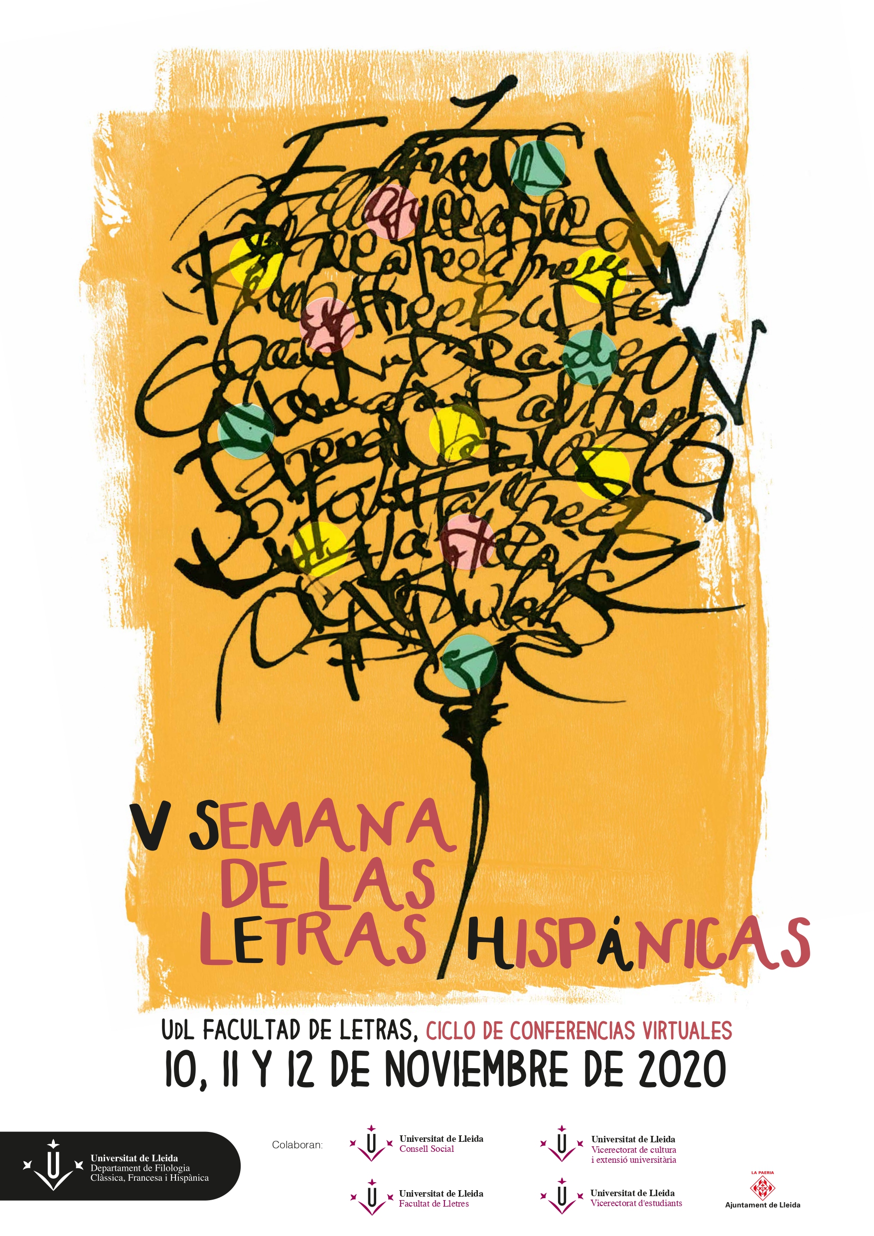 Cartell de la  V Semana de las Letras Hispánicas_2020_page-0001